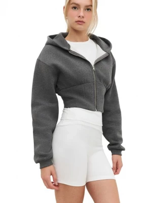 Foto van product No Matter What Sweatvest antraciet
