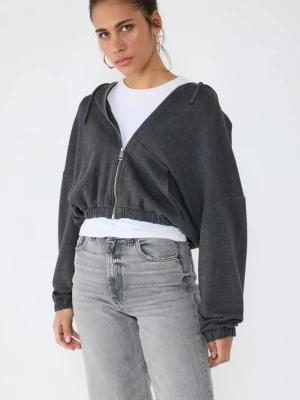 Foto van product No Matter What Sweatvest antraciet