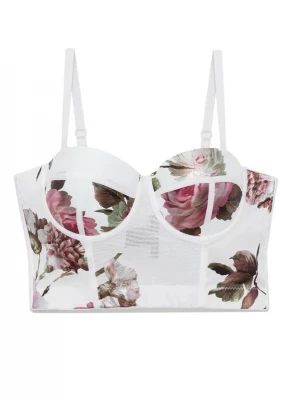 Foto van product No Matter What Top groen / lila / wit