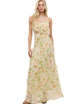 Foto van product No Matter What Zomerjurk beige / crème / geel / groen