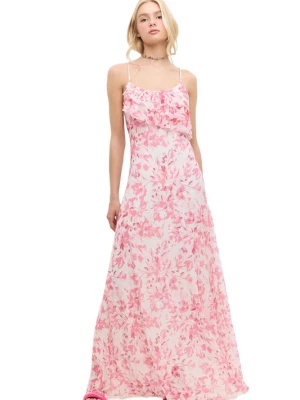 Foto van product No Matter What Zomerjurk rosa / magenta / wit