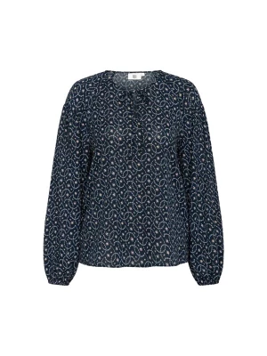 Foto van product Noa Noa Blouse 'Aio' lichtblauw / donkerblauw