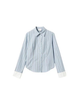 Foto van product Noella Shirt ' Loyce ' blauw gemêleerd