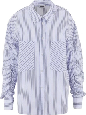 Foto van product Noisy may Blouse 'NMJada' blauw / wit