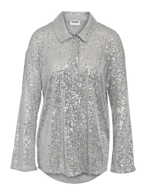 Foto van product Noisy may Blouse 'NMSCARLET' zilver