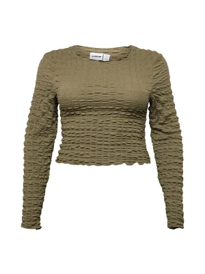 Foto van product Noisy May Curve Shirt 'NMZAHARA' olijfgroen