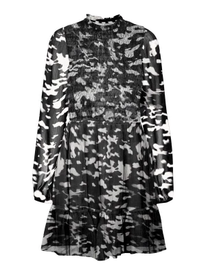 Foto van product Noisy may Jurk 'MELINA' grijs / zwart / wit
