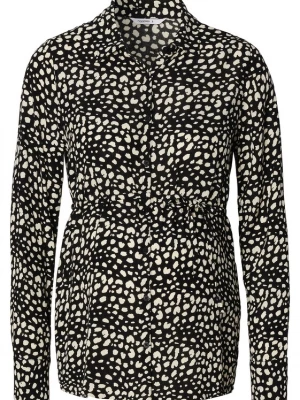 Foto van product Noppies Blouse 'Varde' beige / zwart