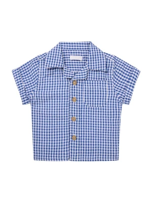 Foto van product Noppies Overhemd 'Osnabruck' blauw / wit