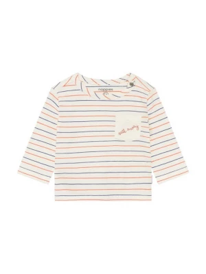 Foto van product Noppies Shirt donkerblauw / oranje / wit