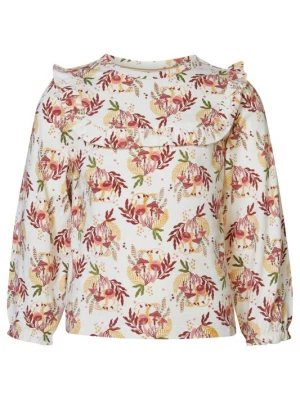 Foto van product Noppies Shirt 'Jianguo' geel / olijfgroen / rood / wit