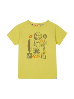 Foto van product Noppies Shirt 'Lepanto' geel / grijs / oranje