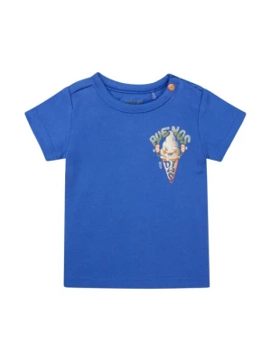 Foto van product Noppies Shirt 'Oloron' royal blue / koningsblauw / groen / oranje