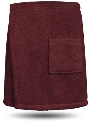 Foto van product normani Badjas kort ' Mersin ' bordeaux