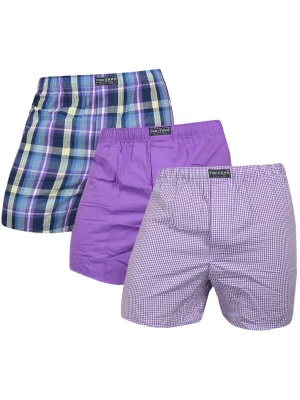 Foto van product normani Boxershorts enziaan / lichtgeel / lila / wit