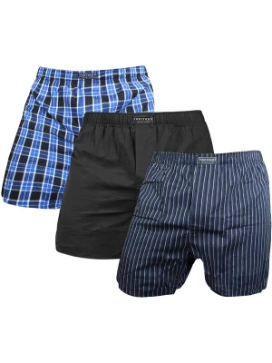Foto van product normani Boxershorts navy / lichtblauw / zwart / wit