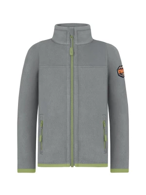 Foto van product normani Fleece jas grijs / groen / oranje / zwart