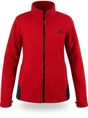 Foto van product normani Functionele fleece jas 'Ivalo' rood / zwart