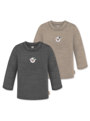 Foto van product normani Shirt 'Taupo' beige / antraciet / groen / wit