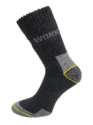 Foto van product normani Sokken 'Work Wool' geel / grijs / zwart