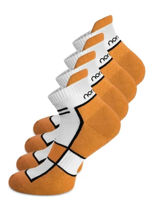 Foto van product normani Sportsokken oranje / zwart / wit