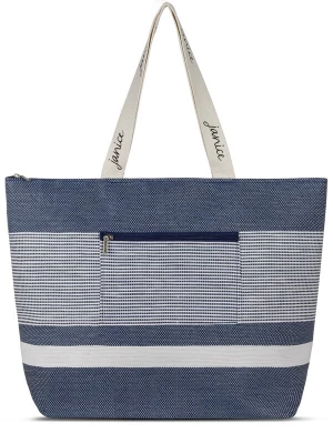 Foto van product normani Strandtas 'Baros' navy / wit