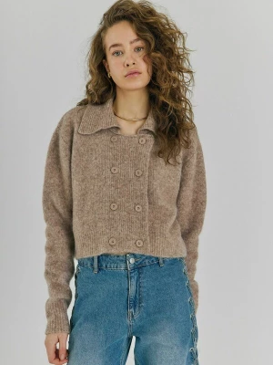 Foto van product NORR Gebreid vest 'Halli ' camel