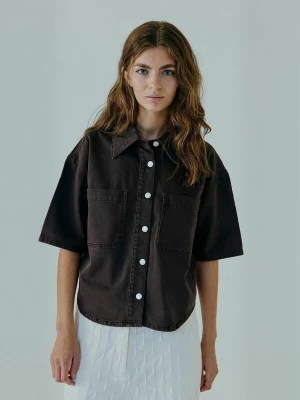 Foto van product NORR Shirt ' Kenzie ' bruin