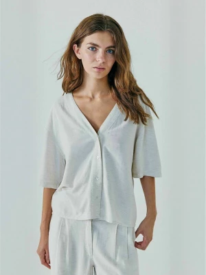 Foto van product NORR Shirt ' Linne ' beige