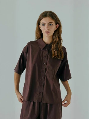 Foto van product NORR Shirt ' Otilia ' donkerbruin