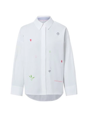Foto van product NÜMPH Blouse 'NUJuna' groen / rood / offwhite