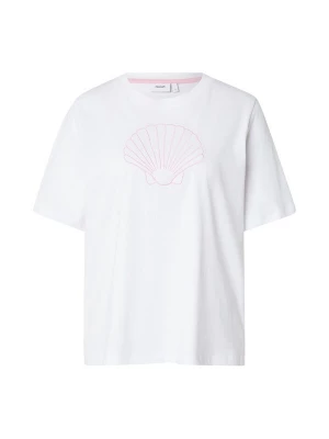 Foto van product NÜMPH Shirt 'TIDE' rosa / wit