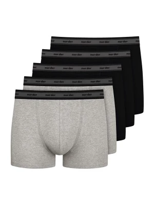 Foto van product Nur Der Boxershorts ' Organic Cotton ' grijs gemêleerd / zwart