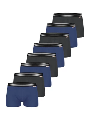 Foto van product Nur Die Boxershorts ' Cotton Stretch ' blauw / antraciet