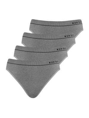Foto van product Nur Die Slip 'Retro' grijs gemêleerd / zwart