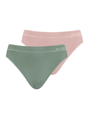 Foto van product Nur Die Slip 'Retro' jade groen / rosé / wit