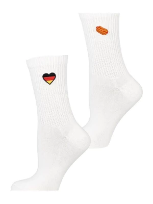 Foto van product Nur Die Sokken ' Fan ' wit