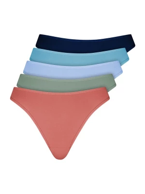 Foto van product Nur Die String ' Basic ' lichtblauw / donkerblauw / kaki / donkeroranje