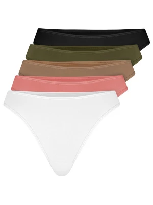 Foto van product Nur Die String lichtbruin / olijfgroen / rosa / zwart / wit