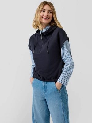 Foto van product O-vorm sweatshirt met capuchon s.Oliver blauw