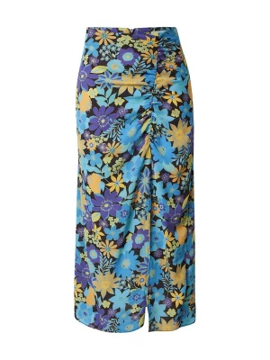 Foto van product Oasis Rok lichtblauw / donkergeel / violetblauw / zwart