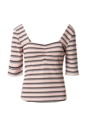 Foto van product Oasis Shirt rosa / kersrood / zwart / wit