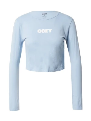 Foto van product Obey Shirt lichtblauw / wit