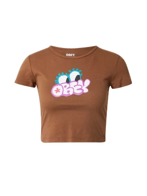 Foto van product Obey Shirt turquoise / kaki / orchidee / wit