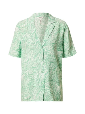 Foto van product OBJECT Blouse groen / wit