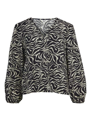 Foto van product OBJECT Blouse 'Leonora' zwart / wit