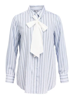 Foto van product OBJECT Blouse 'OBJUma' lichtblauw / zwart / wit