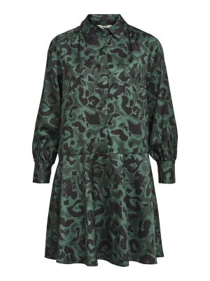 Foto van product OBJECT Blousejurk 'SARAH' groen / zwart