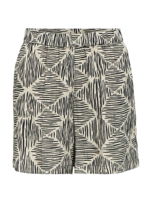Foto van product OBJECT Broek donkerbeige / zwart