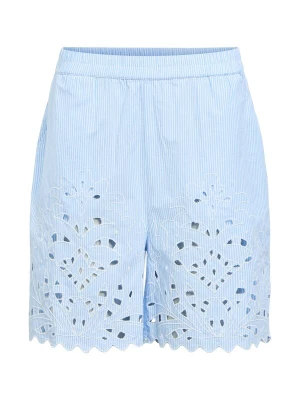 Foto van product OBJECT Broek 'OBJBerra' lichtblauw / wit